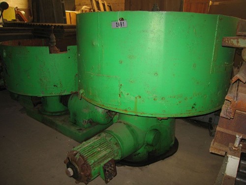 Green sand mixer with wheels AXMANN 10 m³/h